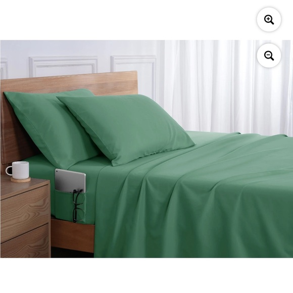 Mainstays Green Bedding Sheet Set - Picture 1 of 6